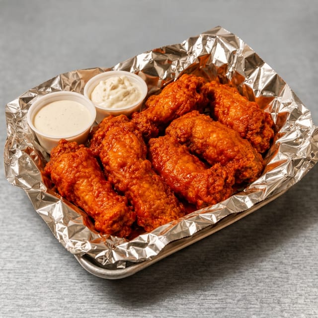 Buffalo Wings Dinner.
