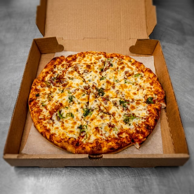 Onion and Pepper Pizza.