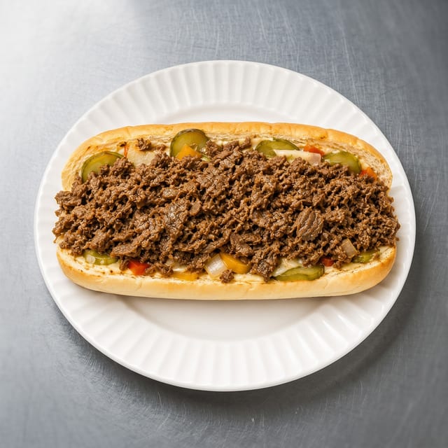 Pepper Steak Sub.